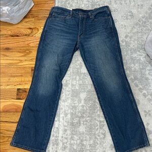 Levi's Dark Blue Straight Jeans